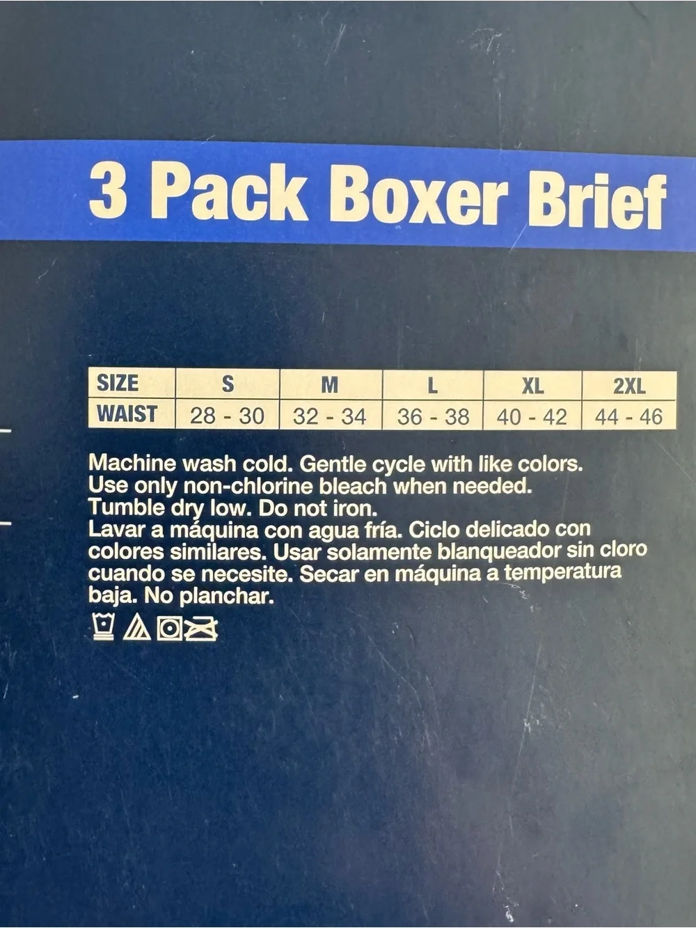 George Men's 3 Pack Soft Touch Rayon 6 Inch Boxer Briefs M 32-34 Assorted Blue